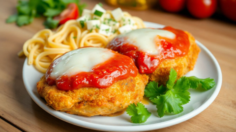 Thumbnail image about air fryer chicken parmesan