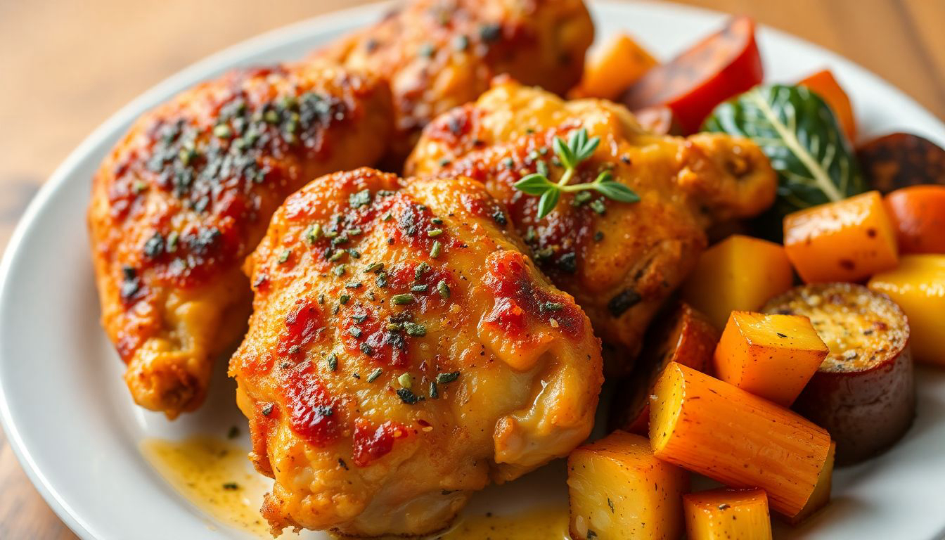 Cover image about air fryer chicken thighs