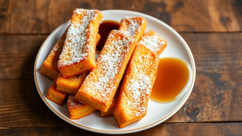 Small cover image for Easy Air Fryer French Toast Sticks Recipe