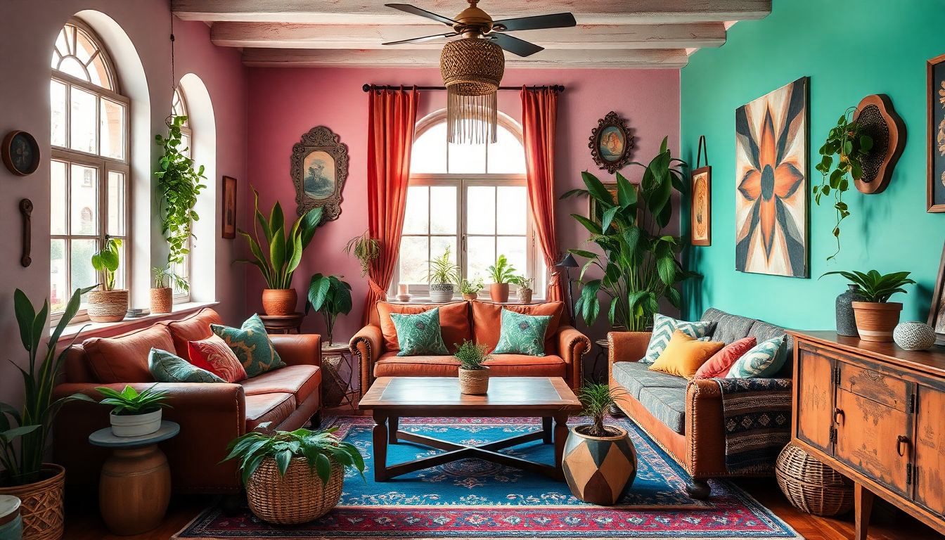 Cover image about bohemian interior design